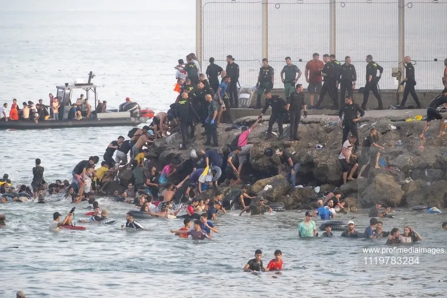 Migranți Ceuta / Foto Profimedia